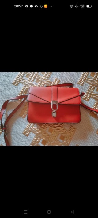 Borsa a tracolla rossa