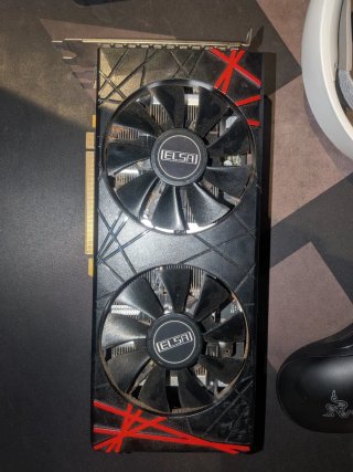 Tarjeta Gráfica ELSA Rx580 2048sp averiada
