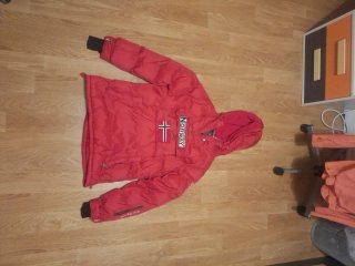 Abrigo Geographical Norway Rojo