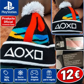 Gorro PlayStation original con pompón – Sony