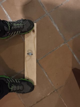 Anclaje para entrenar con Tindeq