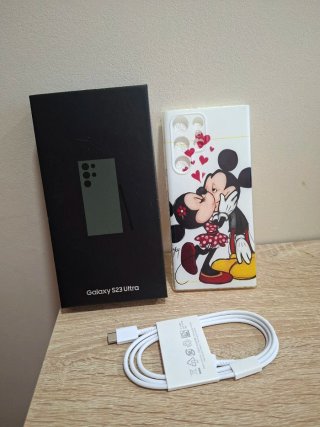 Scatola, custodia e cavo Samsung Galaxy S23 Ultra