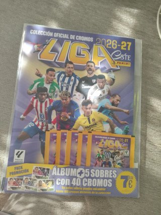 Álbum y 5 Sobres Liga Este 2026-27 Panini