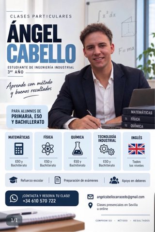 Clases particulares desde primaria a la universida