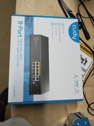 Cudy 8-Port Gigabit PoE+ Switch GS1010PE