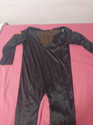 Disfraz de Esqueleto Naranja para Halloween