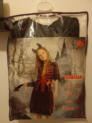 Disfraz Diablesa Halloween Niña