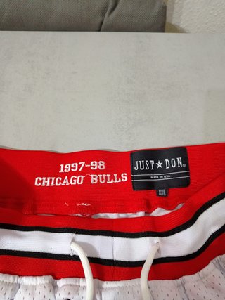 Pantalon baloncesto NBA Chicago Bulls talla 2XL
