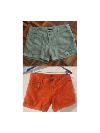 Lote 2 Pantalones Cortos Sisley