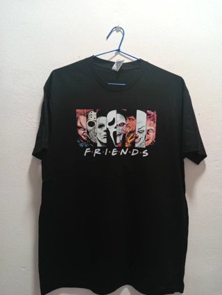 Camiseta Estampada Terror FRIENDS talla disponible