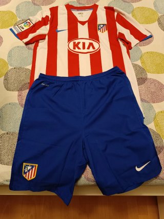 Equipación Atléti 2008-2009 Talla XL Niño