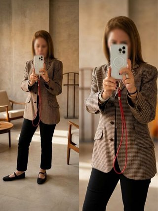 Americana Vilagallo Talla 40 Estilo Británico