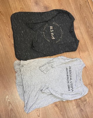 2 Camisetas Stradivarius Manga 3/4 Talla S