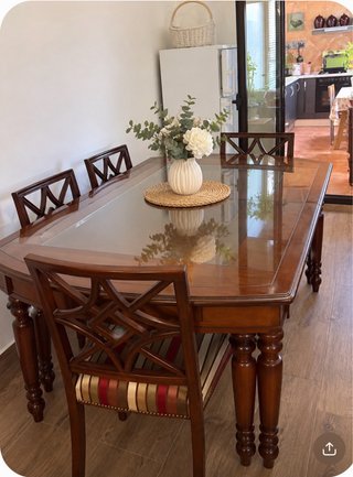 Mesa de salon,madera maciza,