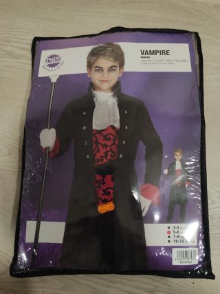 Disfraz de Vampiro Talla 5-6