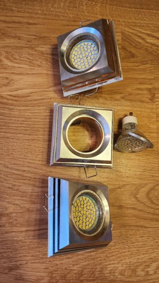 Set de 3 Ojos de Buey Cuadrados