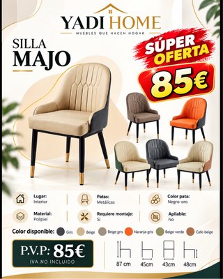Silla Majo - Sedie da bar ristorante