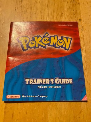 Manual Pokémon Rubí / Zafiro (Game Boy)