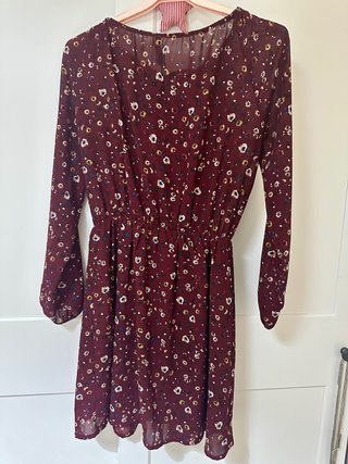 Vestido corto estampado