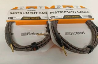 Pack 2 Cables Instrumento Roland Gold Series