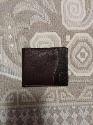 Cartera/billetera de piel para caballero/chico