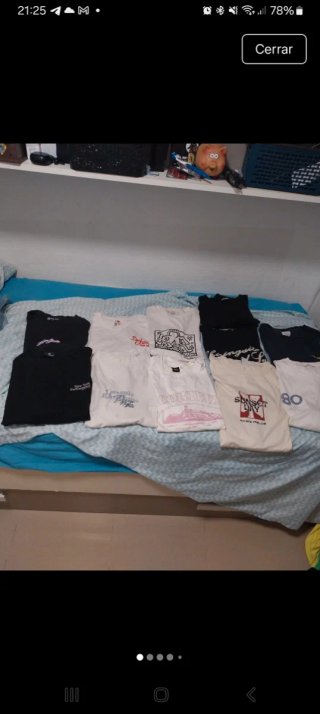 Lote camisetas chico Zara y Pull & Bear