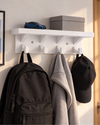 Estantería Perchero de pared