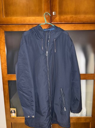 Parka Azul con Capucha