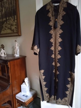 Nuovo non sconto caftano Zara midi  fina lana f co
