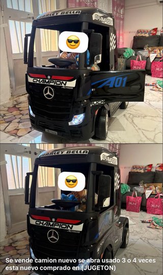 Camión eléctrico infantil Mercedes Actros