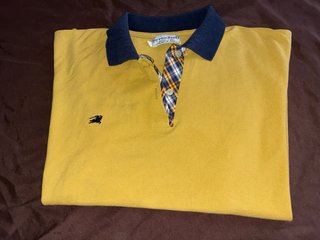 Polo Burberrys Vintage Amarillo Talla XL