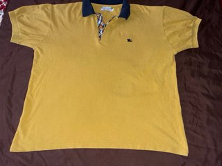 Polo Burberrys Vintage Amarillo Talla XL
