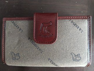 Cartera Billetera La Espuela Beige y Marrón