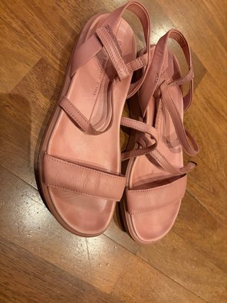Sandalias Ecco mujer rosa T38 como nuevas