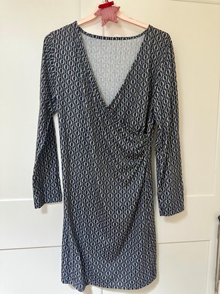 Vestido midi estampado