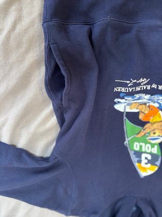 Sudadera Polo Ralph Lauren Bear Azul 14-16.