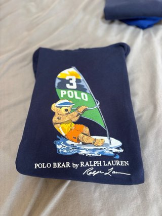 Sudadera Polo Ralph Lauren Bear Azul 14-16.