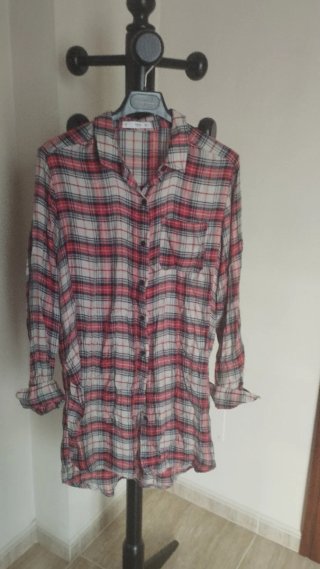 Camisa de cuadros Mango