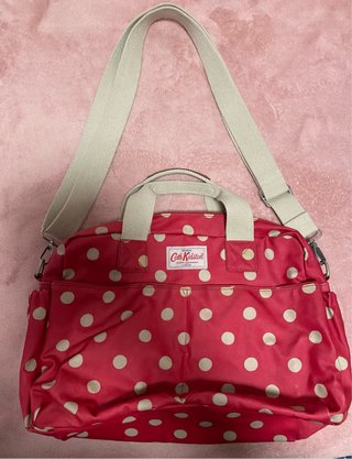 Bolso Cambiador Bebé Cath Kidston Rojo Lunares