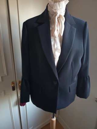 Chaqueta Mango Negra Mujer