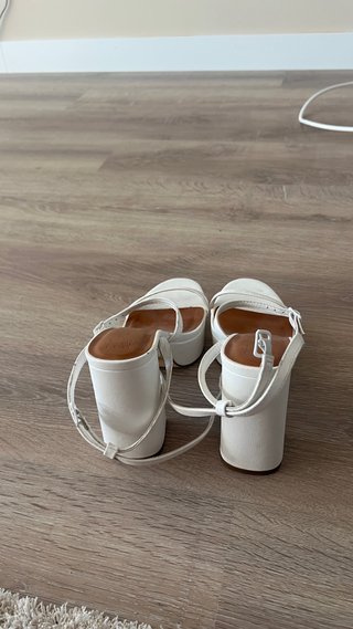 Tacones blancos plataforma sin estrenar