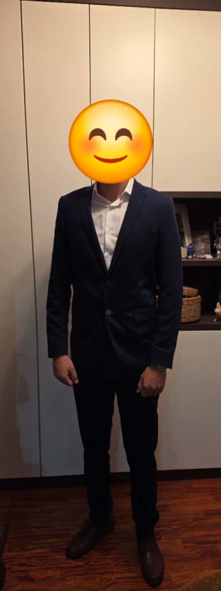 Traje azul El Corte Inglés