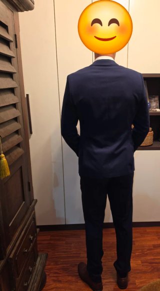 Traje azul El Corte Inglés