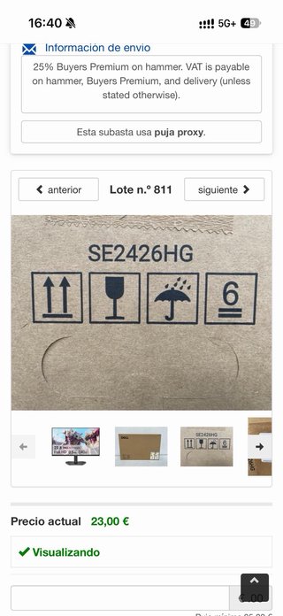 Monitor Dell SE2426HG 23.8 Full HD Nuevo sin abrir