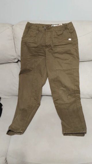 Pantalones Estilo Militar Verde Oliva