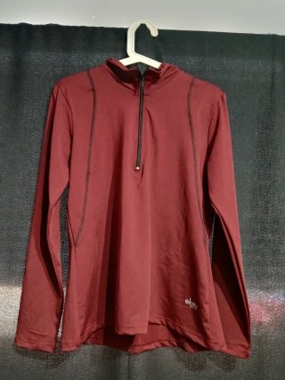 Sudadera Roja con Cremallera