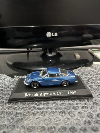 Coche Renault Alpine A110 1969 Azul
