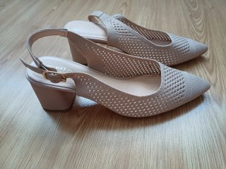 Zapatos de tacón MIA beige mujer