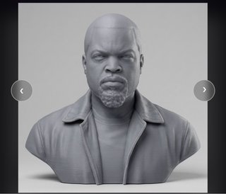 Busto Ice Cube 3D 20cm
