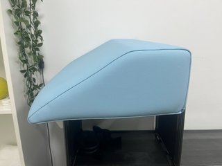 Cuña de fisioterapia azul